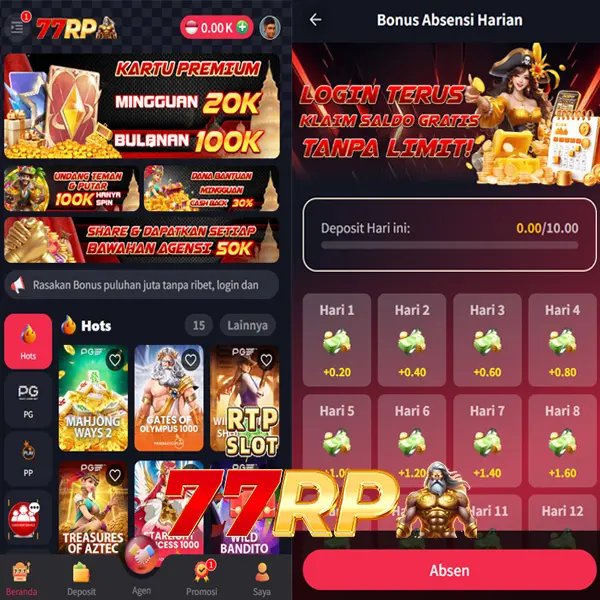 77rp Masuk