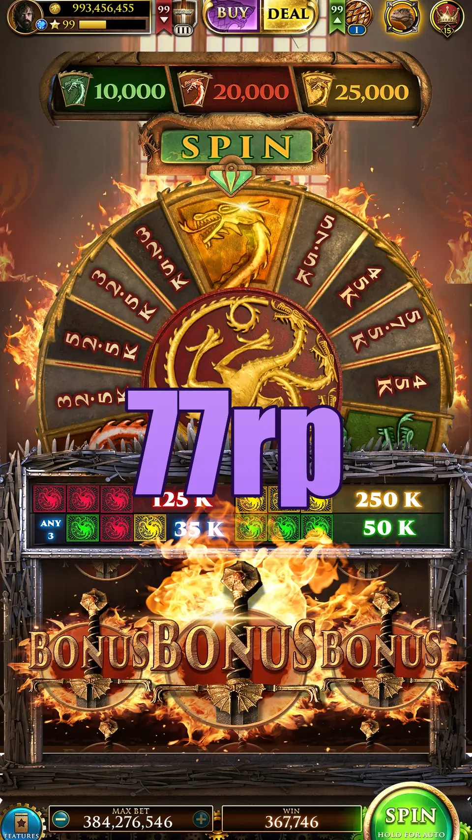 77rp Masuk